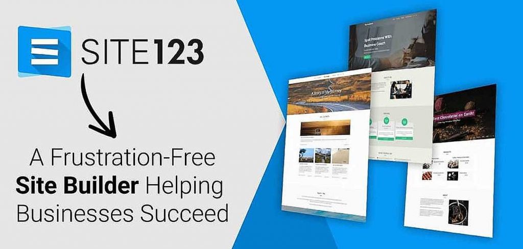 Site123 tạo trang web thân thiện trên cả thiết bị di động