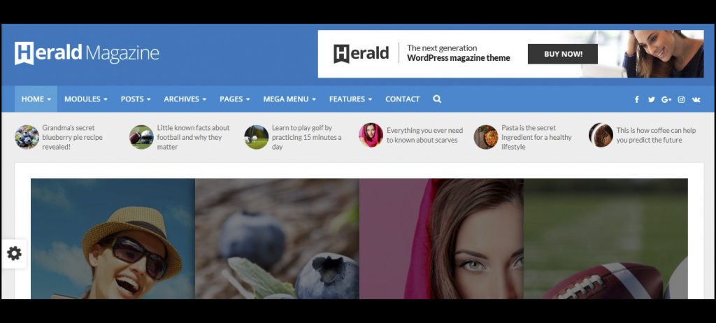 Herald là chủ đề tạp chí và báo trực tuyến bán chạy nhất