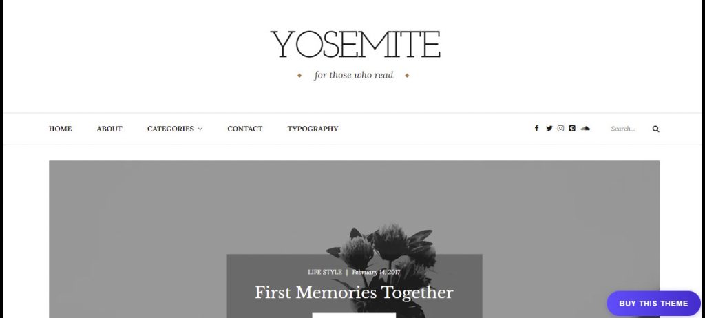  Yosemite là sự lựa chọn hoàn hảo cho các blog về phong cách sống, thời trang hoặc du lịch