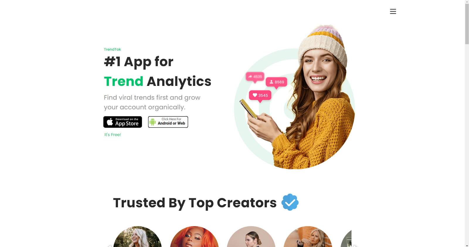 Công cụ phân tích Tiktok - TrendTok Analytics 