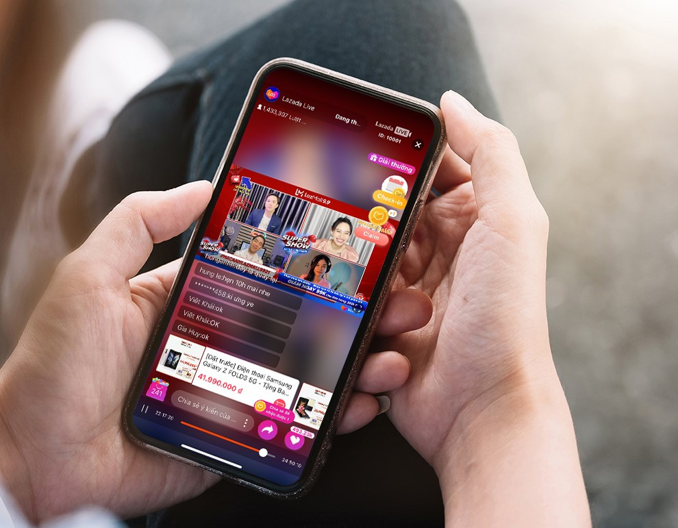 Tỷ lệ mua hàng qua livestream dao động từ 9% đến 30%